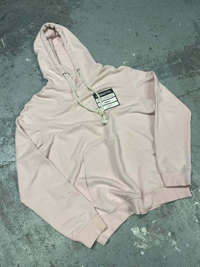 Maison Margiela Stereotype Pink Signature Hoodie (L/XL) kfMtRsa 2