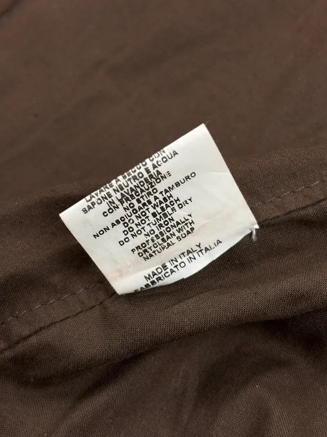 AW2005 Maison Martin Margiela Suede Leather Fitted Trench Coat  Ptbzvnf 12