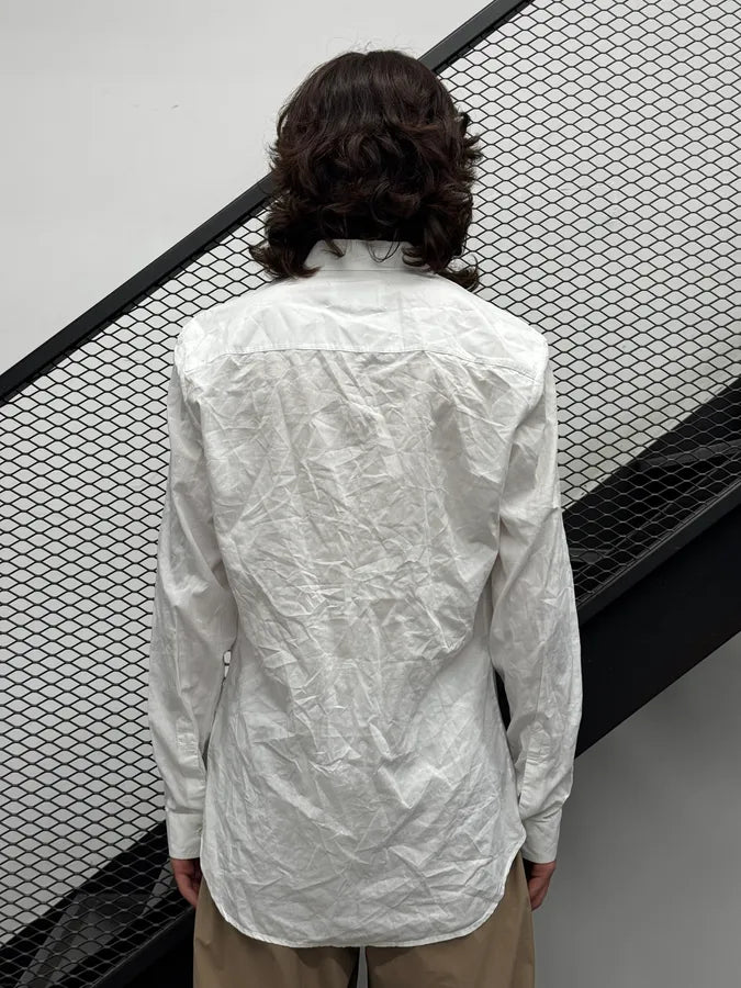 2010s Maison Margiela White Signature Slim Fit Shirt yWBPLfG 3