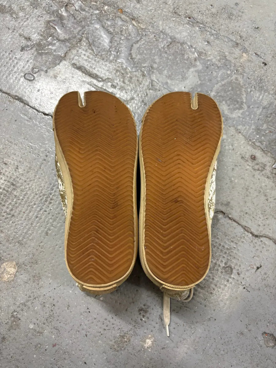 Maison Margiela White Gold Tabi High Shoes wjxJtVQ 6