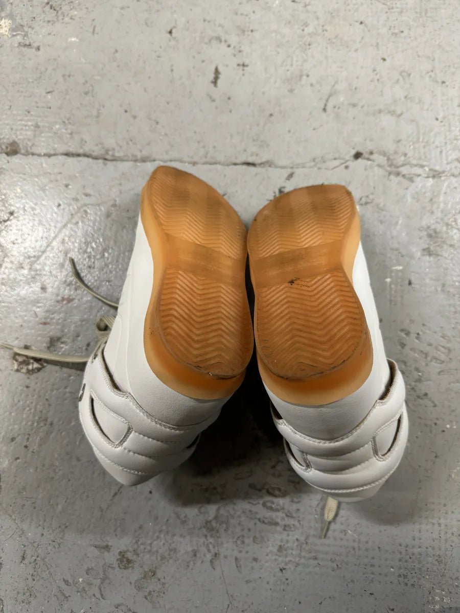 Maison Margiela White High Leather Shoes (41eu/us8) 5