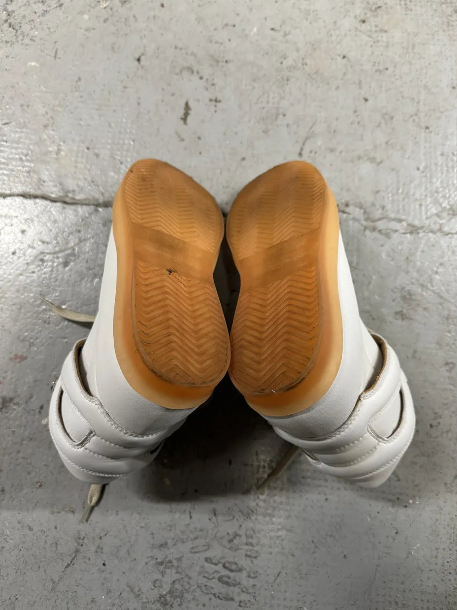 Maison Margiela White High Leather Shoes (41eu/us8) 7