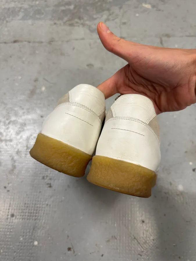 Maison Margiela White Low Leather Shoes GrOpETe 6