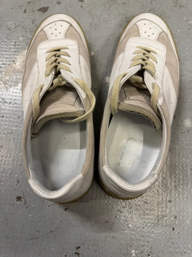 Maison Margiela White Low Leather Shoes GrOpETe 8