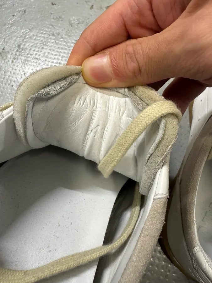 Maison Margiela White Low Leather Shoes GrOpETe 9