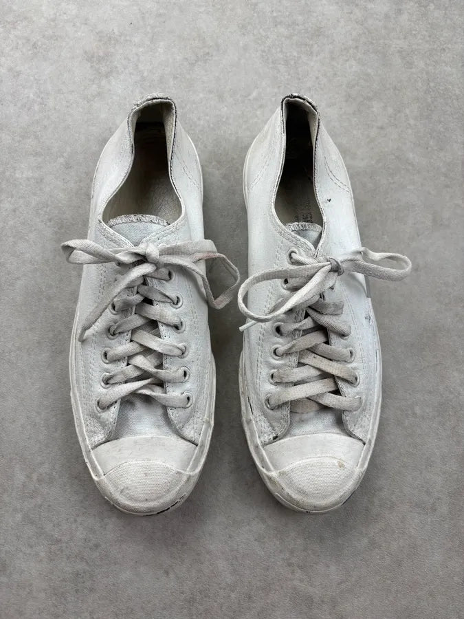 2012 Maison Margiela x Converse White Canvas Painted Sneakers htwKRUE 1