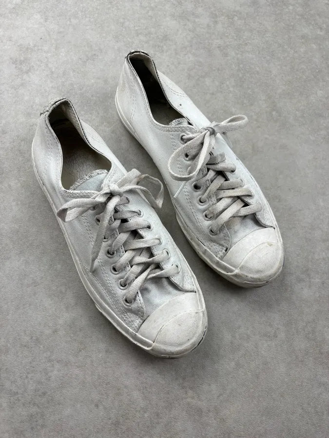 2012 Maison Margiela x Converse White Canvas Painted Sneakers htwKRUE 3
