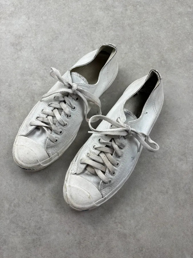 2012 Maison Margiela x Converse White Canvas Painted Sneakers htwKRUE 2