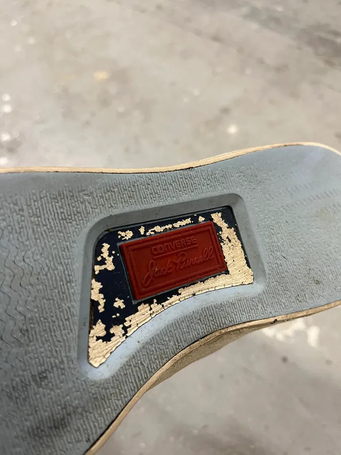 Maison Margiela x Converse White Cracked Painted Low Shoes OHNDXYq 13