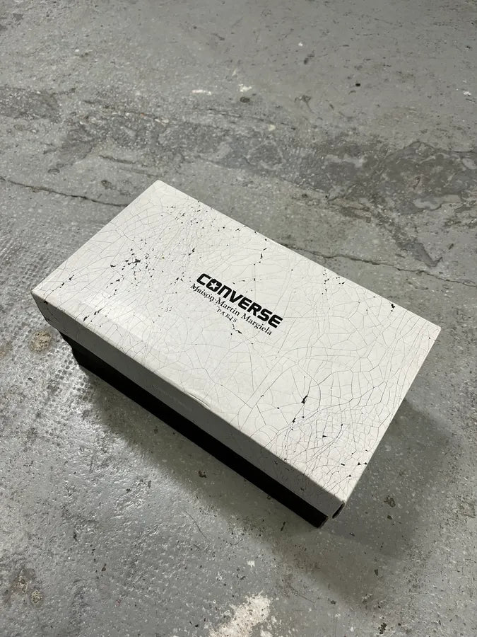 Maison Margiela x Converse White Cracked Painted Low Shoes OHNDXYq 15