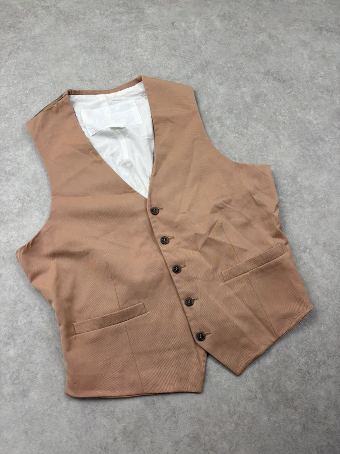 2012 Maison Margiela H&M Beige Classy Vest NmJDCdr 3