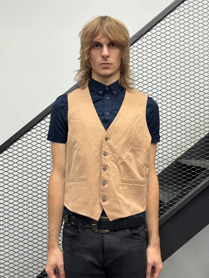 2012 Maison Margiela H&M Beige Classy Vest NmJDCdr 1