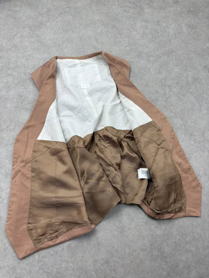 2012 Maison Margiela H&M Beige Classy Vest NmJDCdr 6