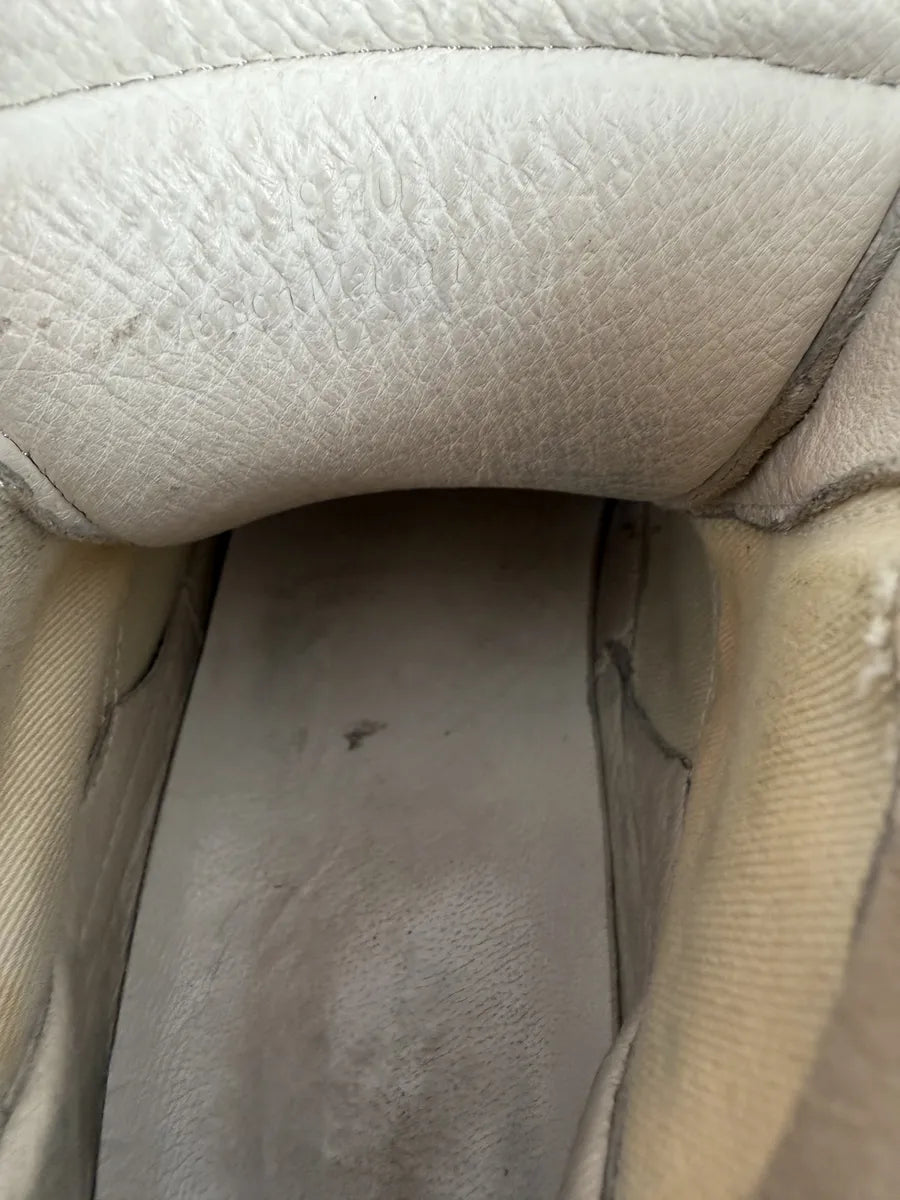 Maison Margiela Yellow & Grey High Suede Leather Sneakers TDWnAeK 10