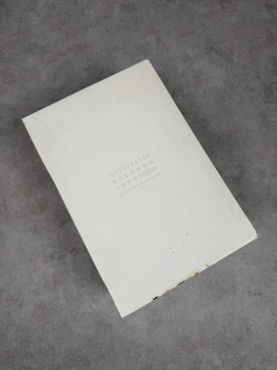 Maison Margiela Yellow & Grey High Suede Leather Sneakers TDWnAeK 7