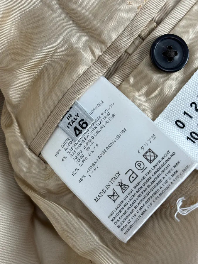 SS2009 Maison Martin Margiela Beige Classic Cropped Trench Jacket EMmXnuw 16