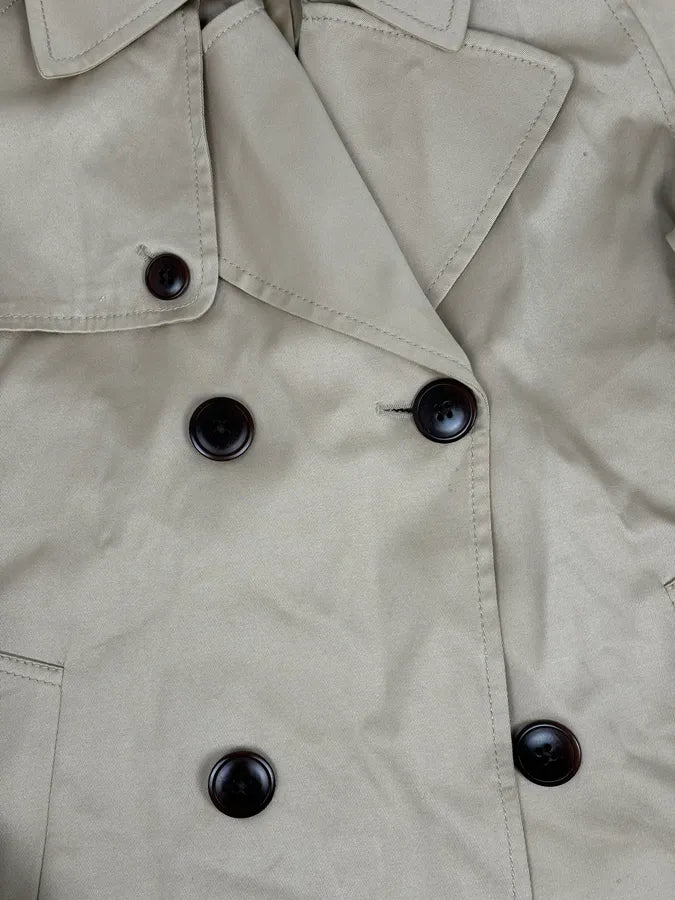 SS2009 Maison Martin Margiela Beige Classic Cropped Trench Jacket EMmXnuw 11
