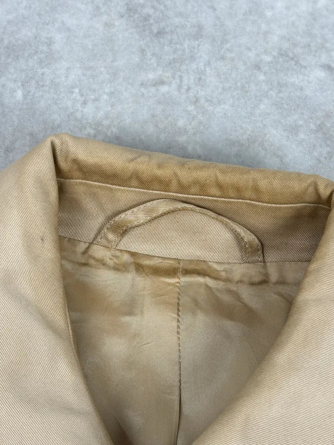 SS2009 Maison Martin Margiela Beige Classic Cropped Trench Jacket EMmXnuw 12