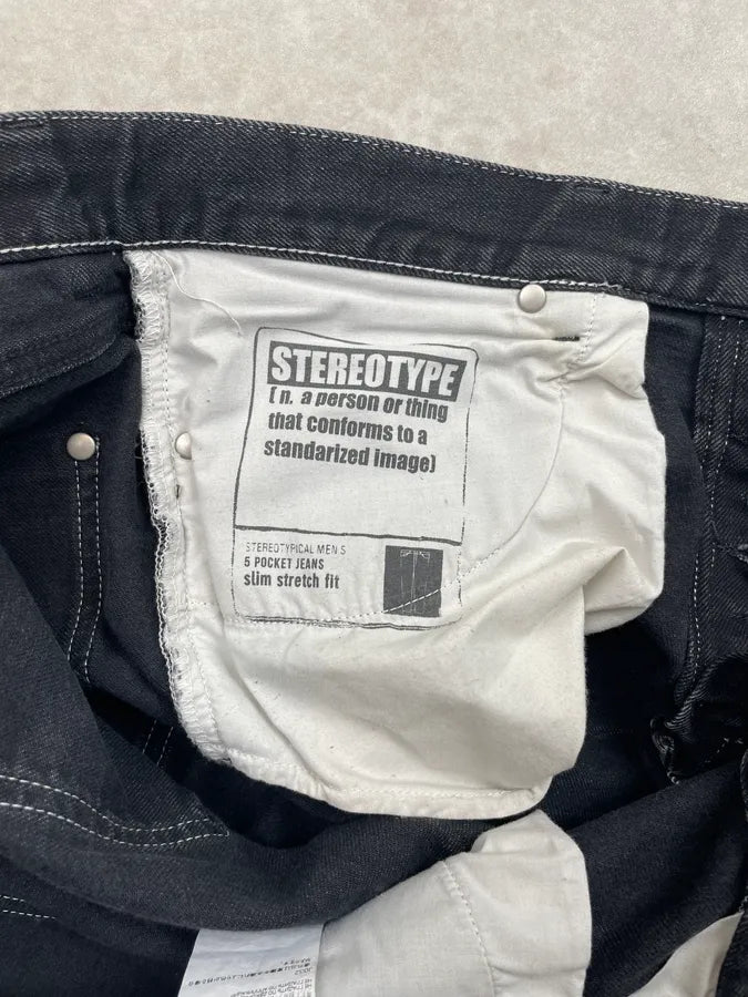 SS2018 Maison Margiela Black Signature Slim Denim Jeans lOYjtMr 9