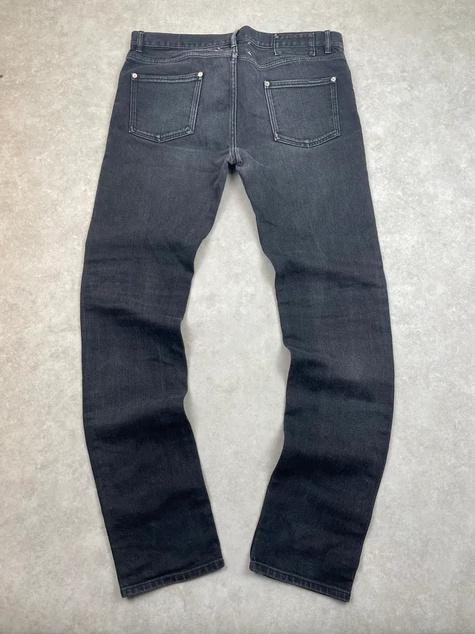 SS2018 Maison Margiela Black Signature Slim Denim Jeans lOYjtMr 5