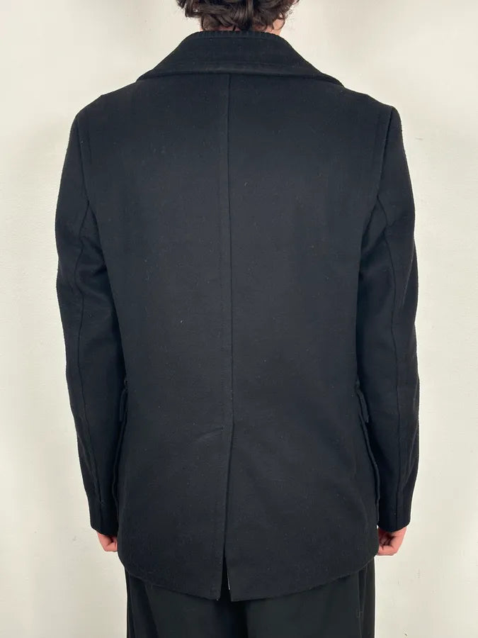 AW2012 Maison Margiela Black Classy Wool Peacoat XdSkcgz 2