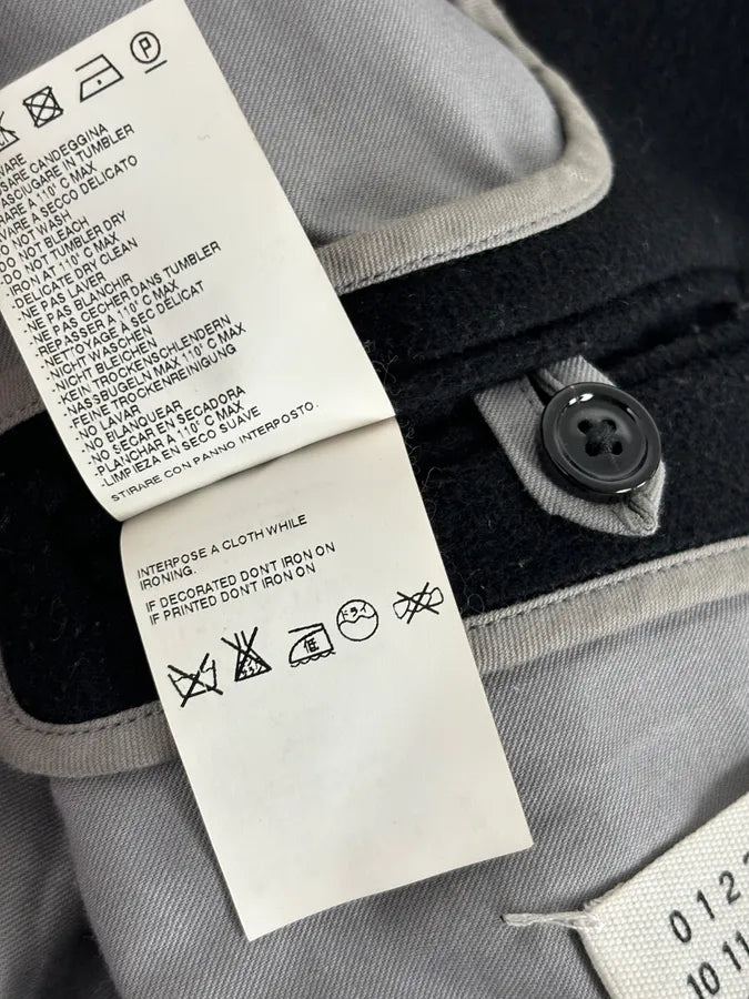 AW2012 Maison Margiela Black Classy Wool Peacoat XdSkcgz 9