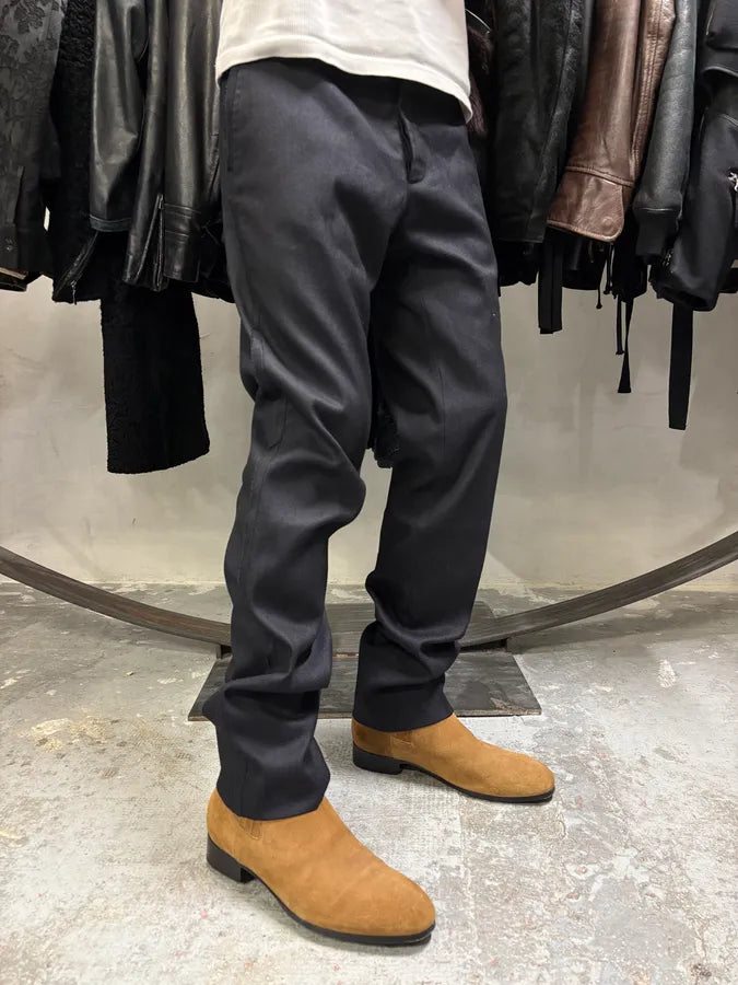 Maison Martin Margiela Black Wool Tailored Pants (S/M) OarezLu 1