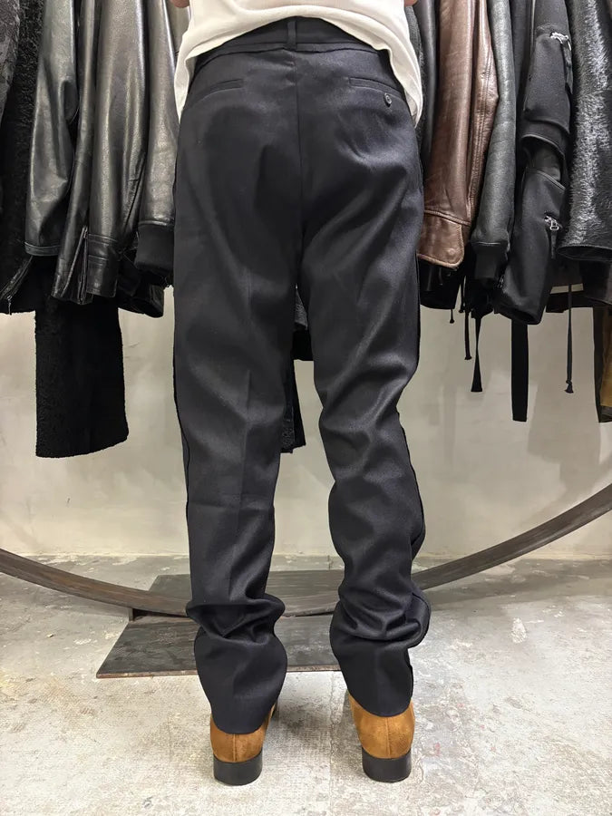 Maison Martin Margiela Black Wool Tailored Pants (S/M) OarezLu 3