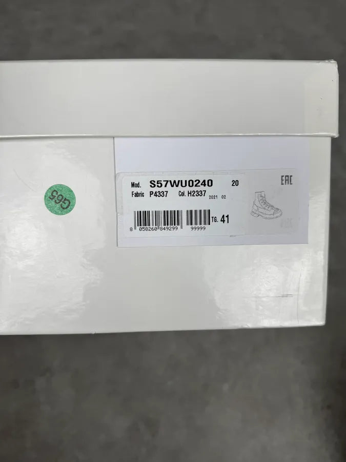 AW2021 Maison Margiela Brown Cargo Army Boots cmpGkVv 8