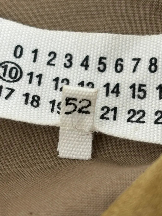 SS2020 Maison Margiela Beige Suede Trucker Jacket pzlddxy 11