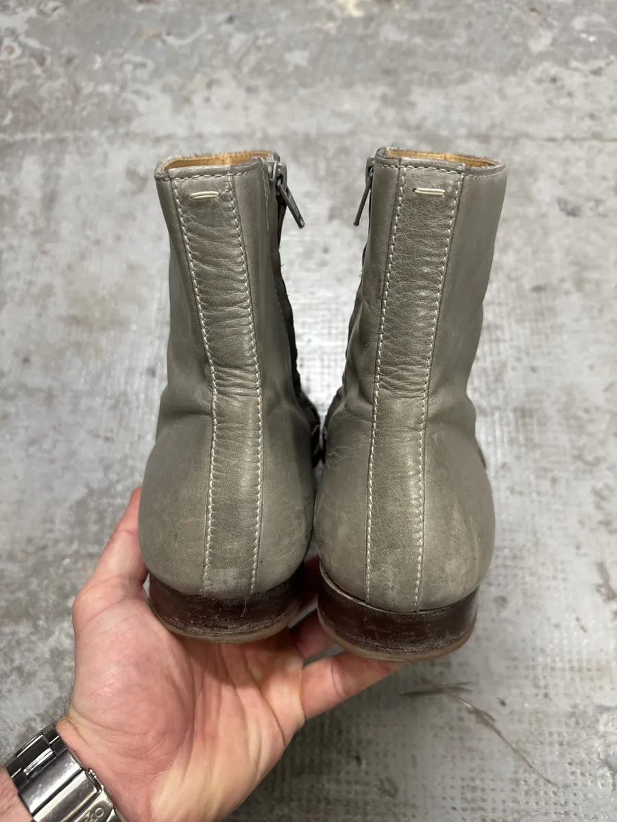 Maison Martin Margiela Brut Eroded Leather Boots gKggYnX 3