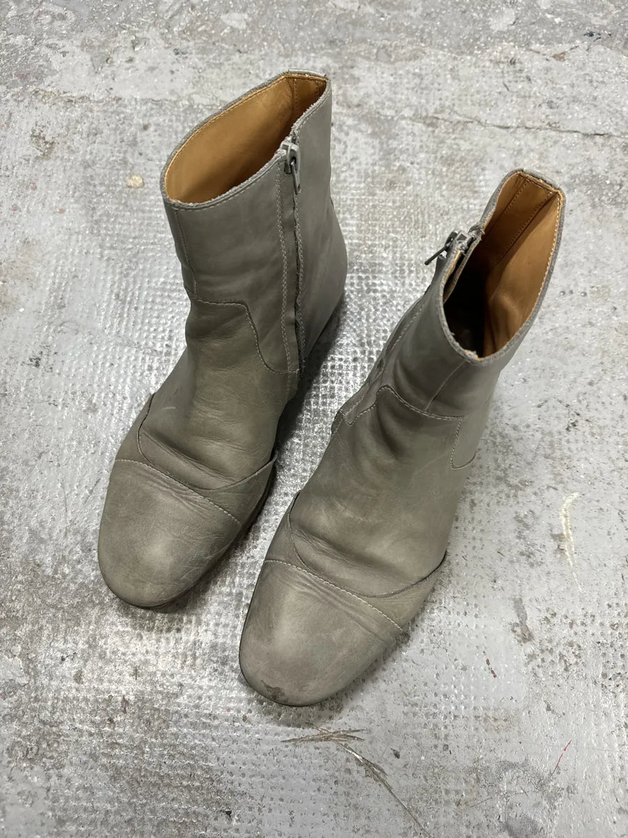 Maison Martin Margiela Brut Eroded Leather Boots gKggYnX 8