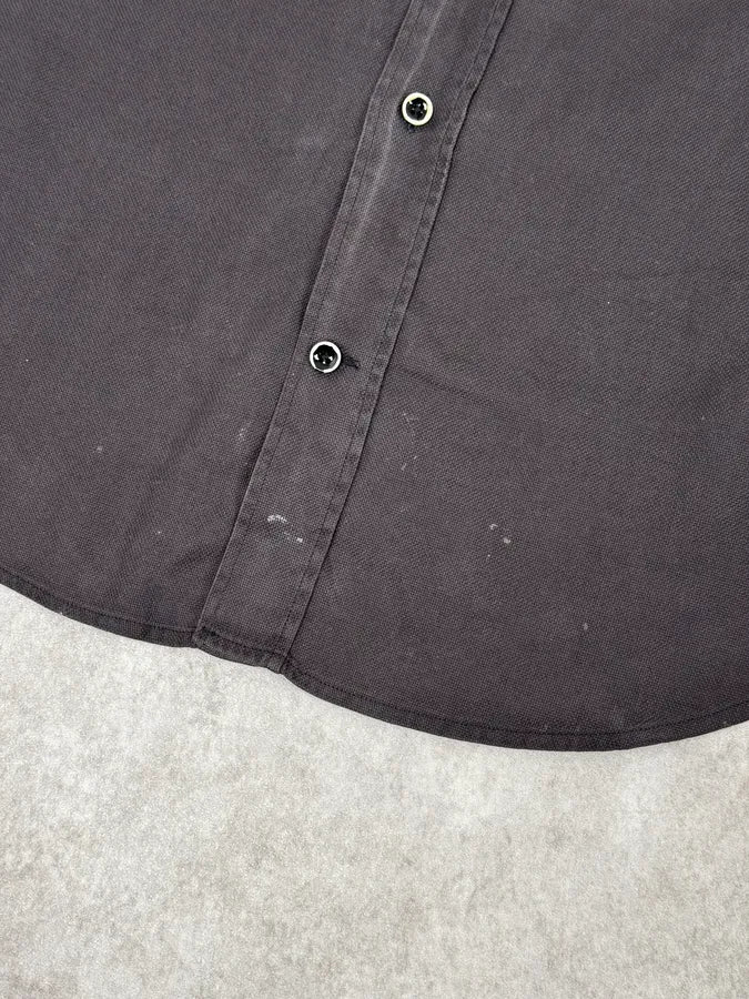 200s Maison Margiela Dark Grey Classic Heavy Shirt mbnRWrc 9