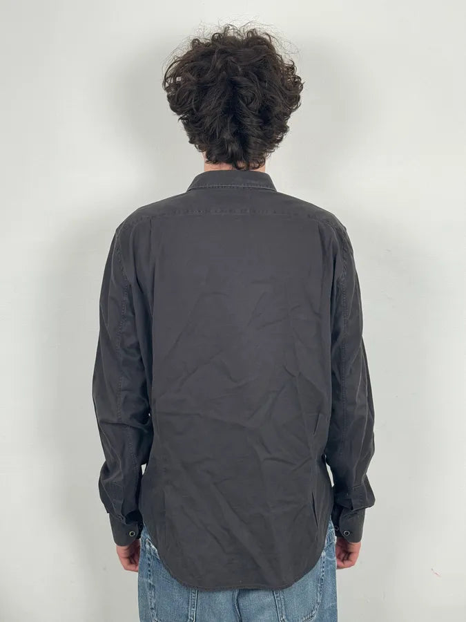 200s Maison Margiela Dark Grey Classic Heavy Shirt mbnRWrc 2