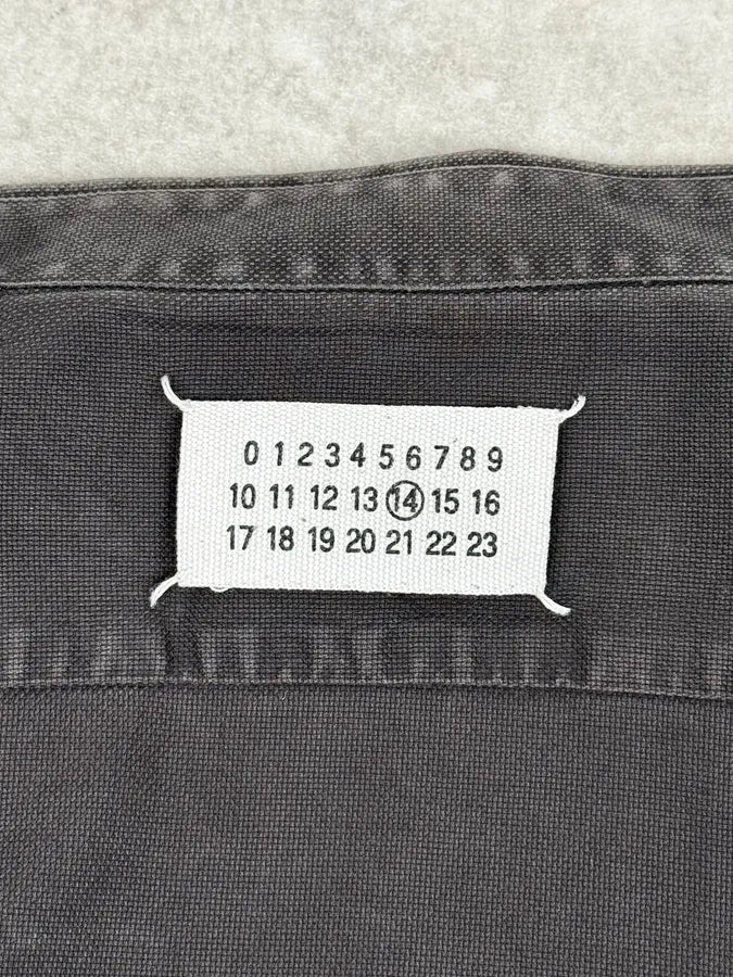 200s Maison Margiela Dark Grey Classic Heavy Shirt mbnRWrc 10