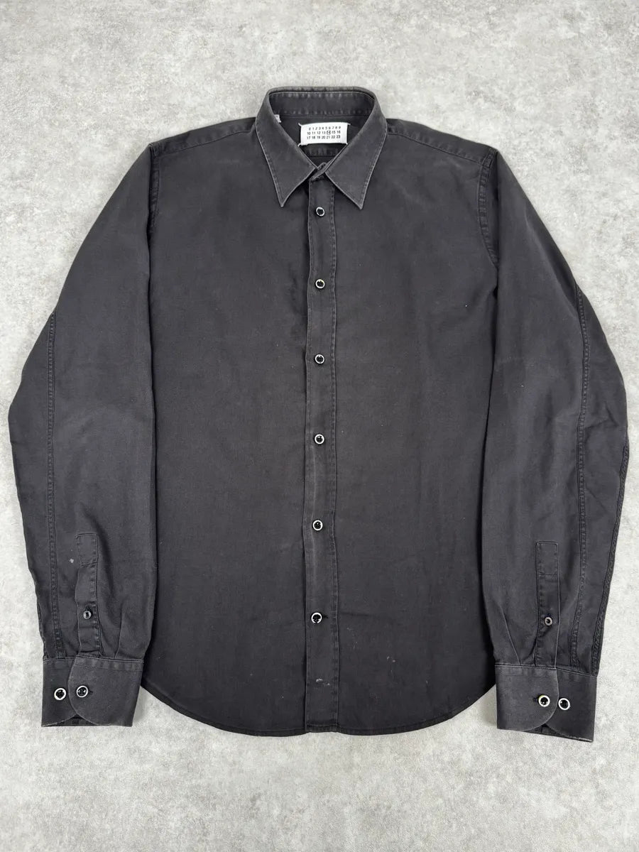 200s Maison Margiela Dark Grey Classic Heavy Shirt mbnRWrc 0