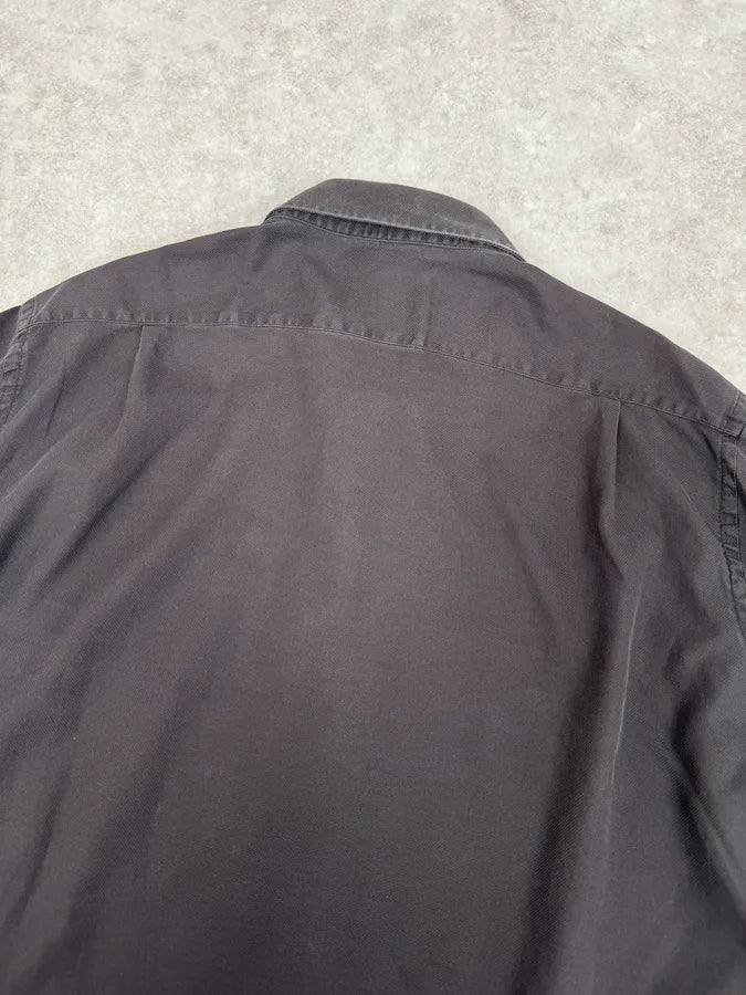 200s Maison Margiela Dark Grey Classic Heavy Shirt mbnRWrc 5
