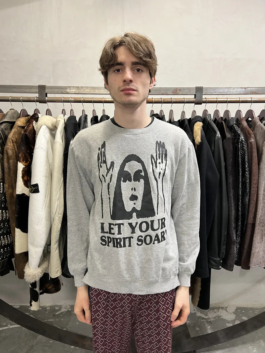 Maison Martin Margiela Grey Graphic Sweater (M) 2
