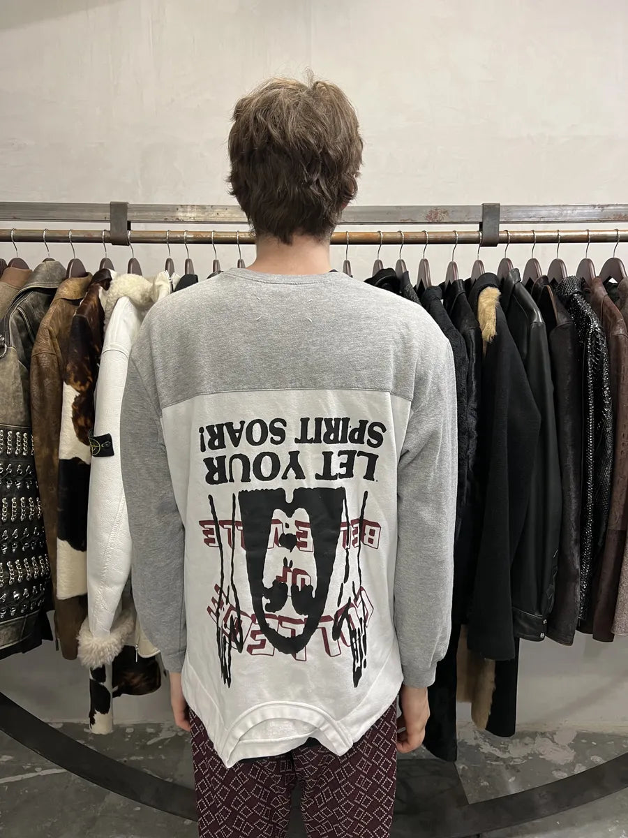 Maison Martin Margiela Grey Graphic Sweater (M) 3