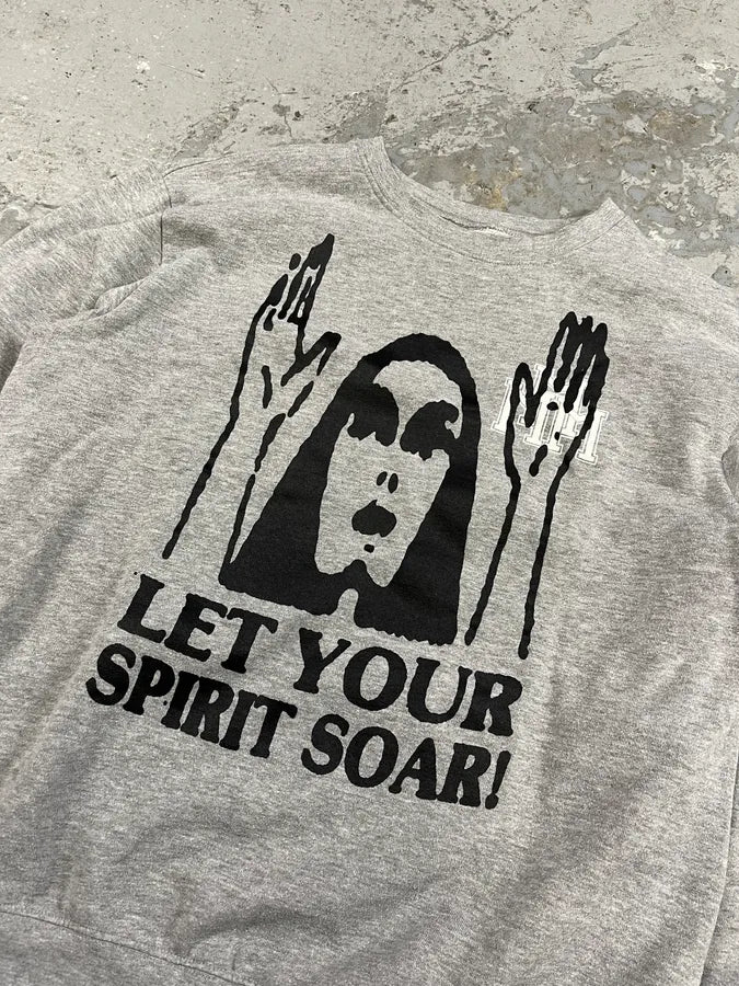 Maison Martin Margiela Grey Graphic Sweater (M) 4