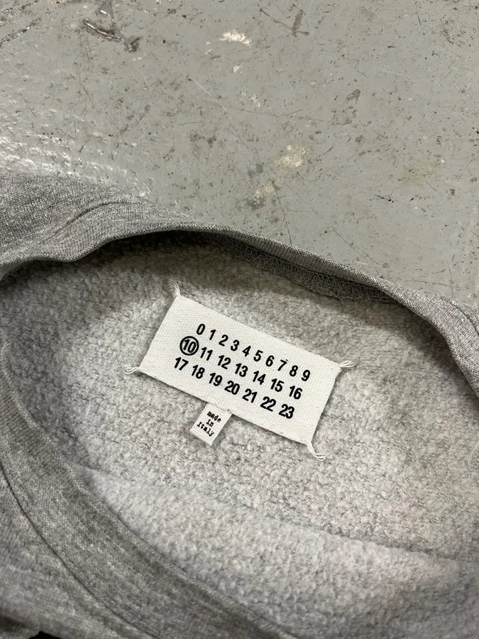 Maison Martin Margiela Grey Graphic Sweater (M) 7