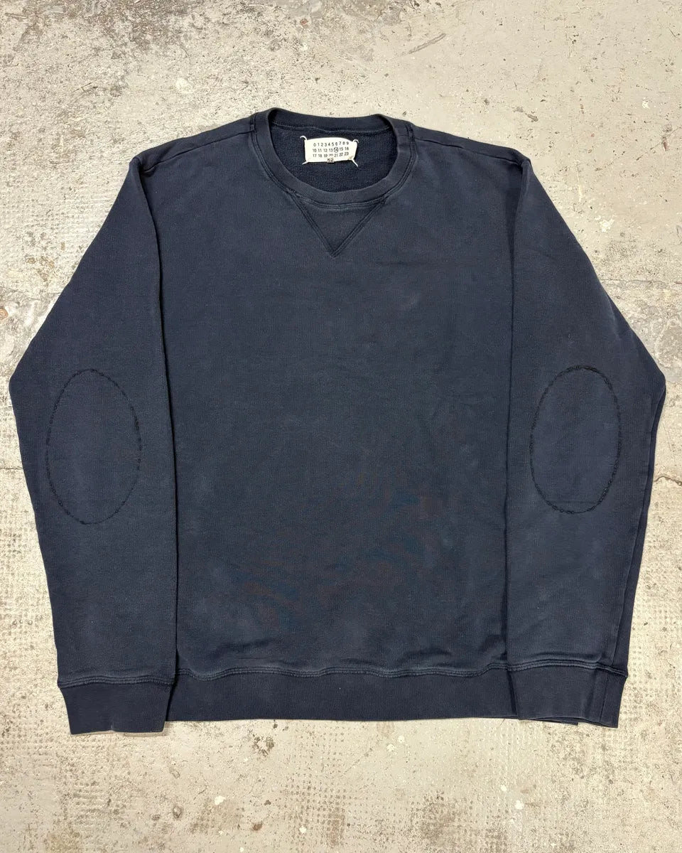 Maison Martin Margiela Navy Crewneck Sweater COIDzkL 0