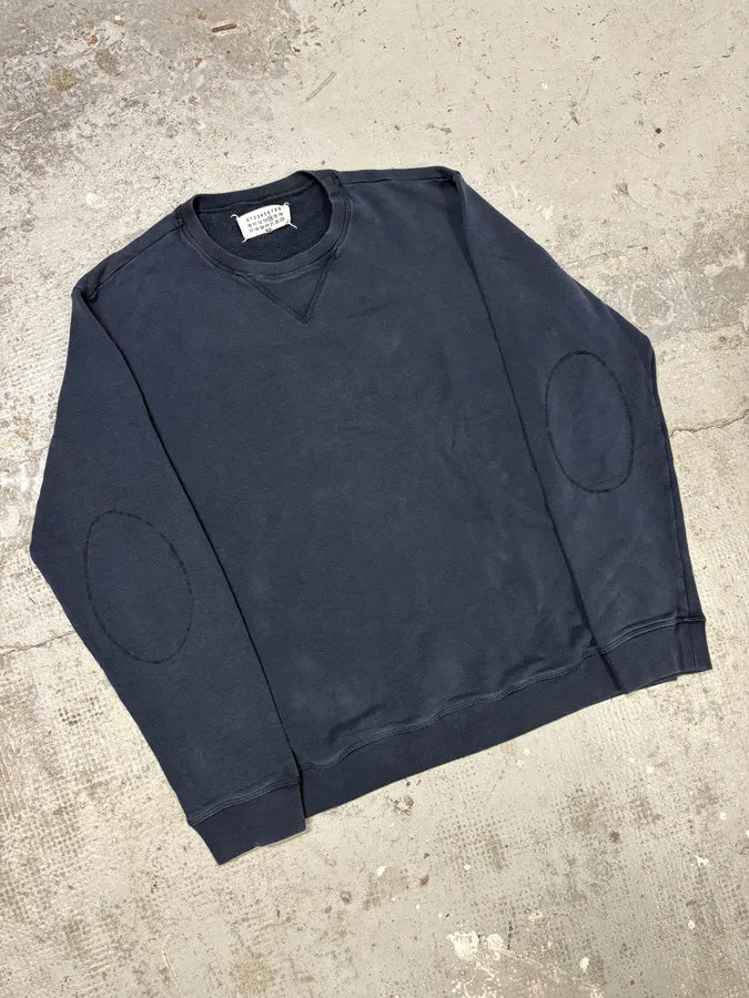 Maison Martin Margiela Navy Crewneck Sweater COIDzkL 3
