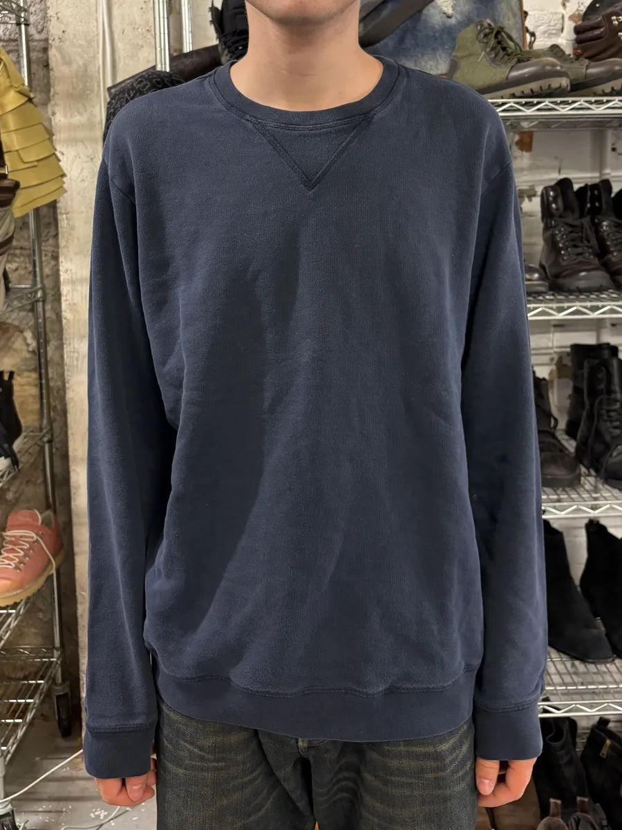 Maison Martin Margiela Navy Crewneck Sweater COIDzkL 1