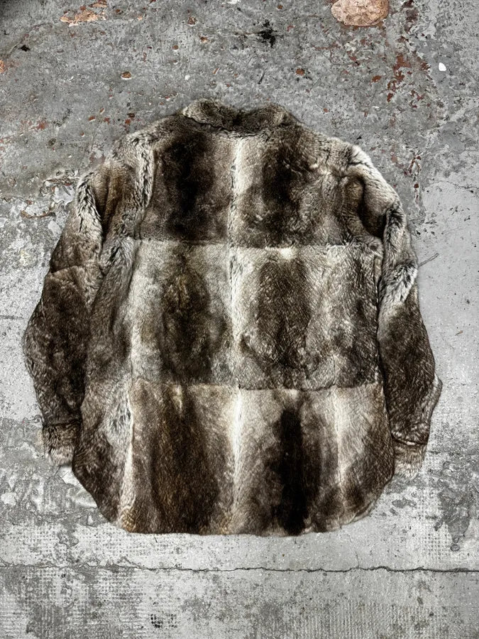 AW2010 Maison Margiela Rabbit Fur Long Jacket BTWnlZh 3