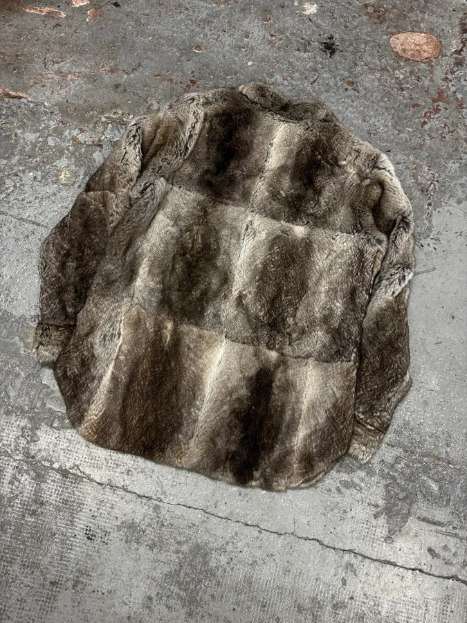 AW2010 Maison Margiela Rabbit Fur Long Jacket BTWnlZh 5