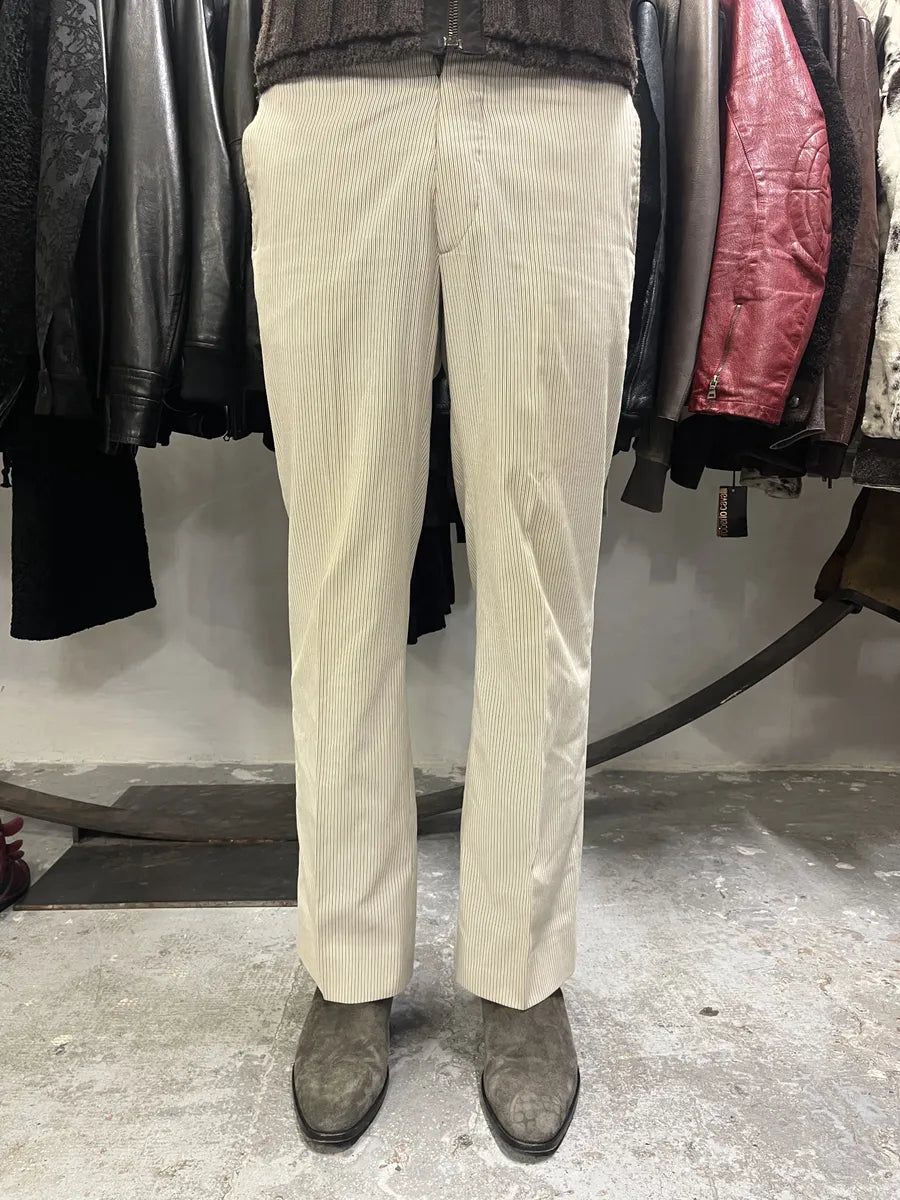 Maison Martin Margiela Signature Striped Summer Pants (M) FfzgfEe 0