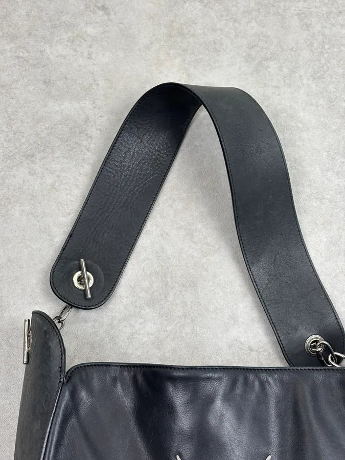 SS2011 Maison Margiela Week-end Hybrid Leather Signature Bag RZylHGm 7