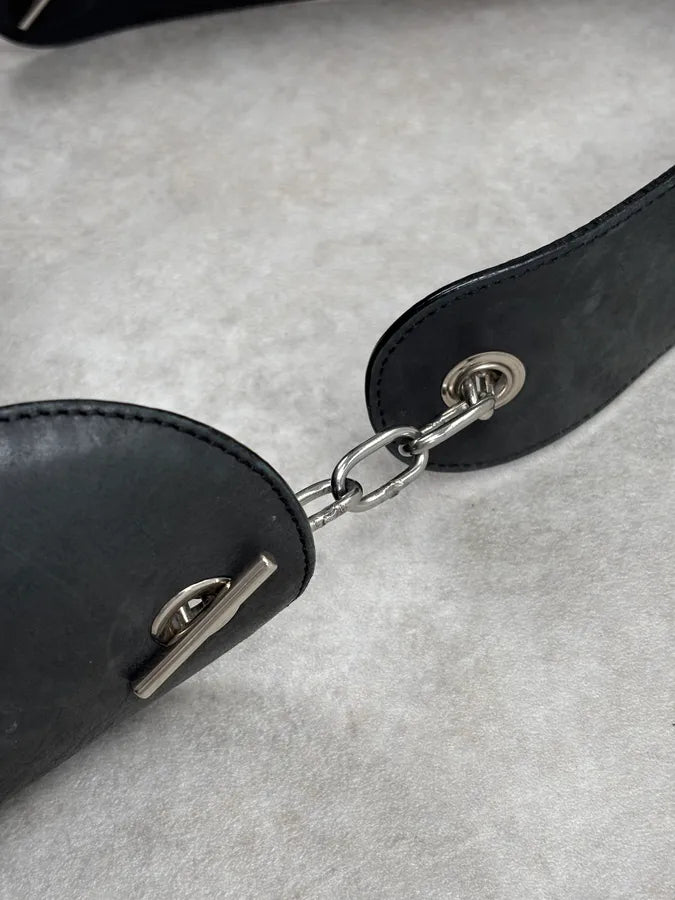 SS2011 Maison Margiela Week-end Hybrid Leather Signature Bag RZylHGm 5
