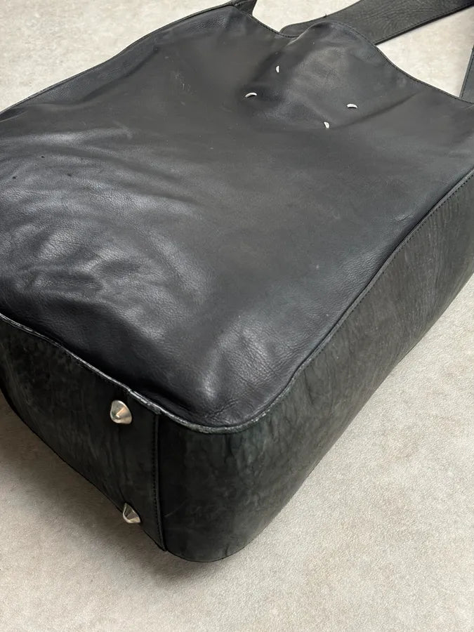 SS2011 Maison Margiela Week-end Hybrid Leather Signature Bag RZylHGm 8